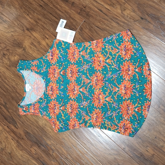 NWT Sleeveless Tank Top LuLaRoe Size L Very Pretty Colors - Picture 12 of 12